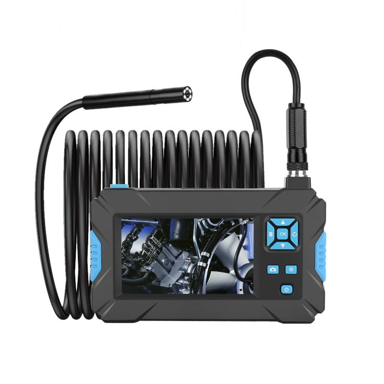 P30 5.5mm IP67 Water-resistant 4.3 inch HD Portable Endoscope Hard Cable Industrial Endoscope, Cable Length: 2m(Blue)