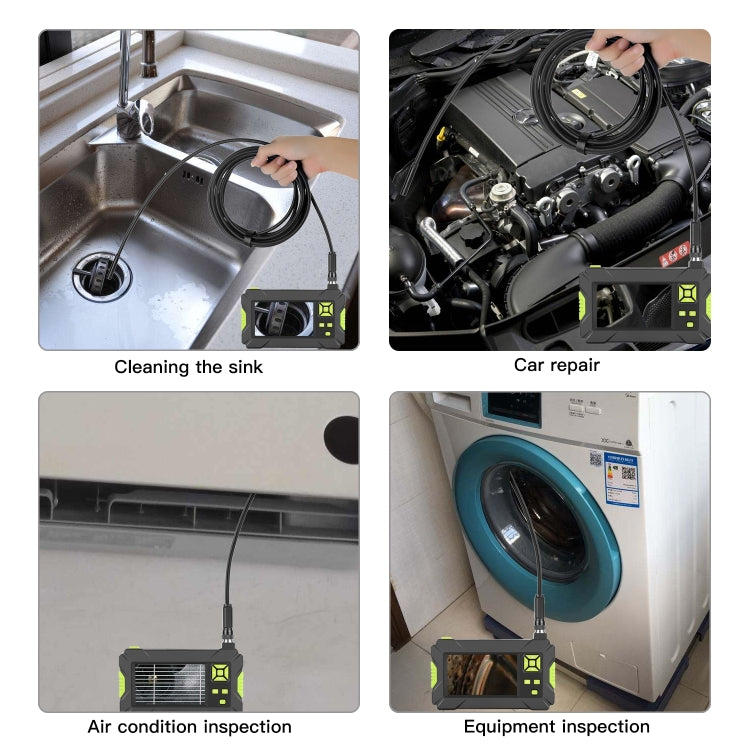 P30 8mm IP67 Waterproof 4.3 inch HD Portable Endoscope Hard Cable Industrial Endoscope, Cable Length: 2m - by PMC Jewellery | Online Shopping South Africa | PMC Jewellery | Buy Now Pay Later Mobicred