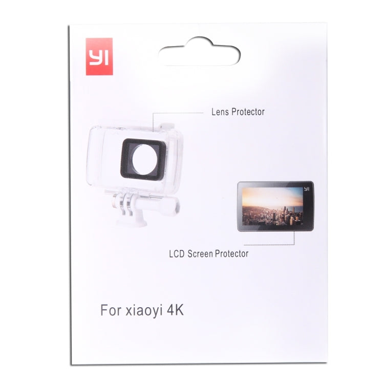 Ultra Clear LCD Screen Protector + Housing Glass Lens Protector Film for Xiaomi Xiaoyi II 4K Camera - free shipping - PMC TechLife - Order now!