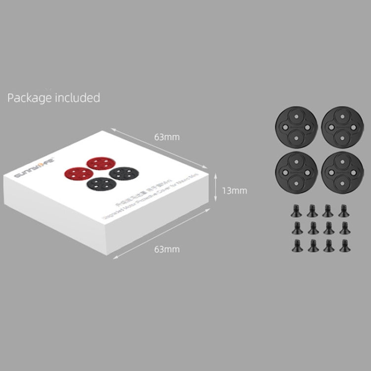 4 PCS Sunnylife Motor Metal Protection Cover for DJI Mavic Mini 1 / Mini 4K / DJI Mini 2 SE(Black) - Other by Sunnylife | Online Shopping South Africa | PMC TechLife | Buy Now Pay Later Mobicred