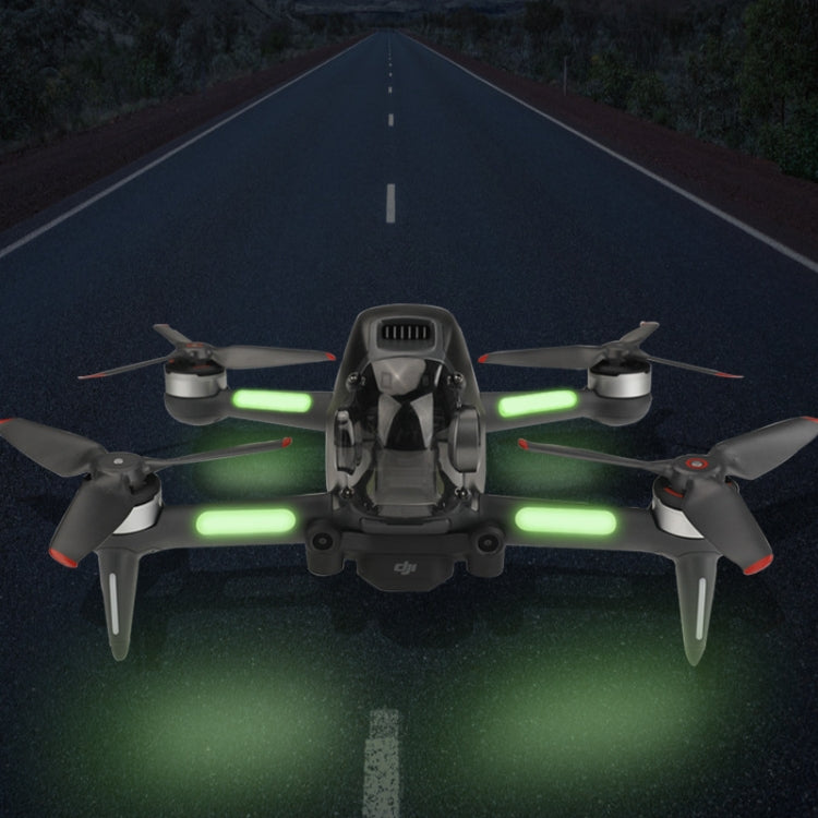 RCSTQ 2 PCS Luminous Sticker Night Flight Sticker for DJI FPV Drone