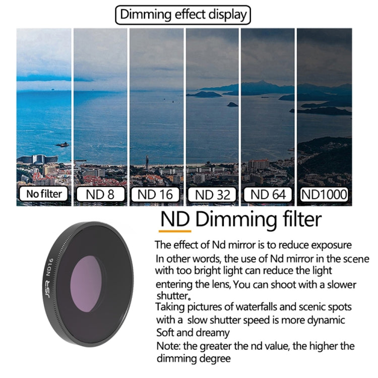 JSR 3 in 1 CPL ND8 ND16 Lens Filter For DJI Osmo Action 3 - free shipping - PMC TechLife - Order now!