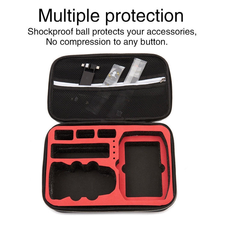 For DJI Mini 2 SE Shockproof Carrying Hard Case Storage Bag, Size: 21.5 x 29.5 x 10cm (Black Black) - Carry Cases & Bags by PMC TechLife | Online Shopping South Africa | PMC TechLife | Buy Now Pay Later Mobicred