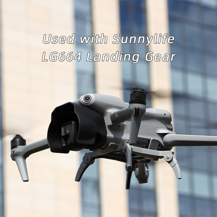 For DJI Air 3 Sunnylife ZG690 Camera Lens Sunshade Anti-glare Hood (Black)