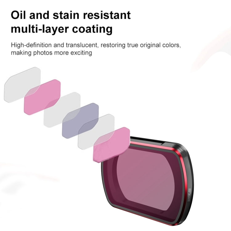 For DJI OSMO Pocket 3 STARTRC 6 in 1 ND8 + ND16 + ND32 + ND64 + ND256 + CPL Lens Filter Set - free shipping - PMC Jewellery - Order now!