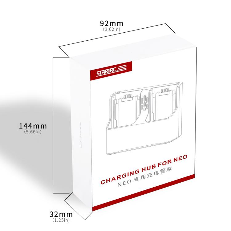 For DJI Neo Two-way Charging Butler Battery Charger Hub (Grey) - free shipping - PMC Jewellery - Order now!