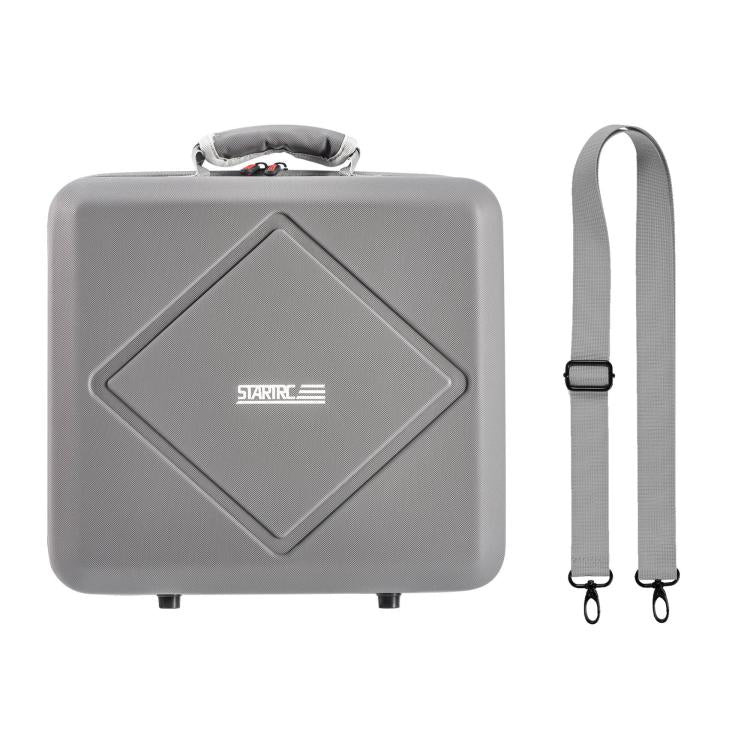 For DJI Air 3 / Air 3S / Avata 2 STARTRC Dual-Drone Shoulder Storage Bag PU Handbag (Grey)