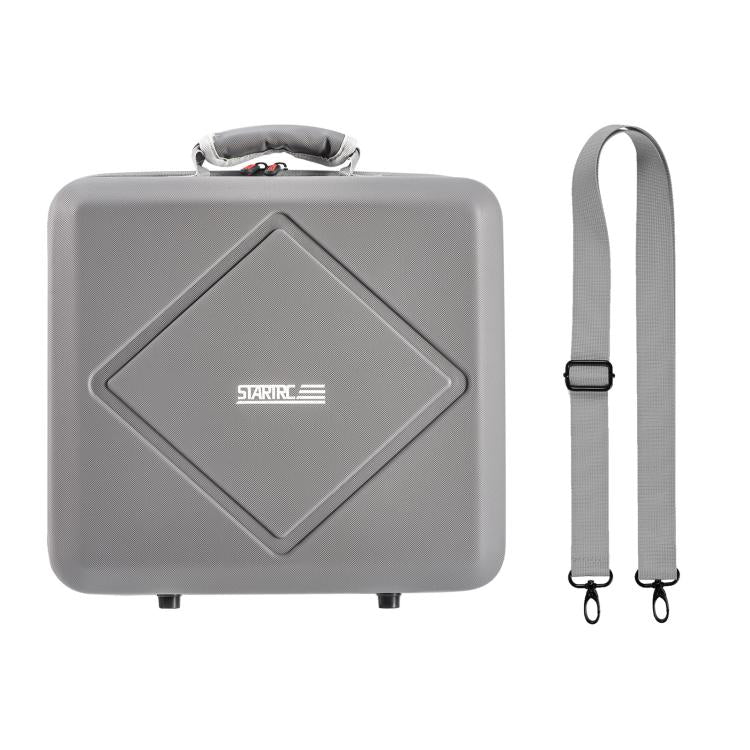 For DJI Air 3 / Air 3S / Mini 4 Pro STARTRC Dual-Drone Shoulder Storage Bag PU Handbag (Grey) - free shipping - PMC Jewellery - Order now!