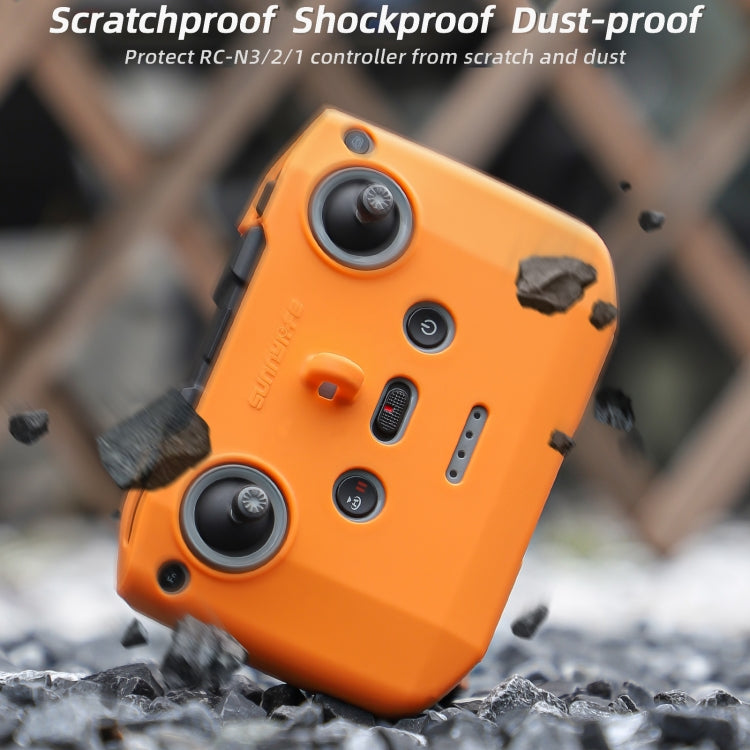 For DJI Neo / Mini 4 Pro / RC-N3 / RC-N2 / RC-N1 Sunnylife Controller Protective Cover Silicone Case with Neck Strap (Black) - free shipping - PMC Jewellery - Order now!