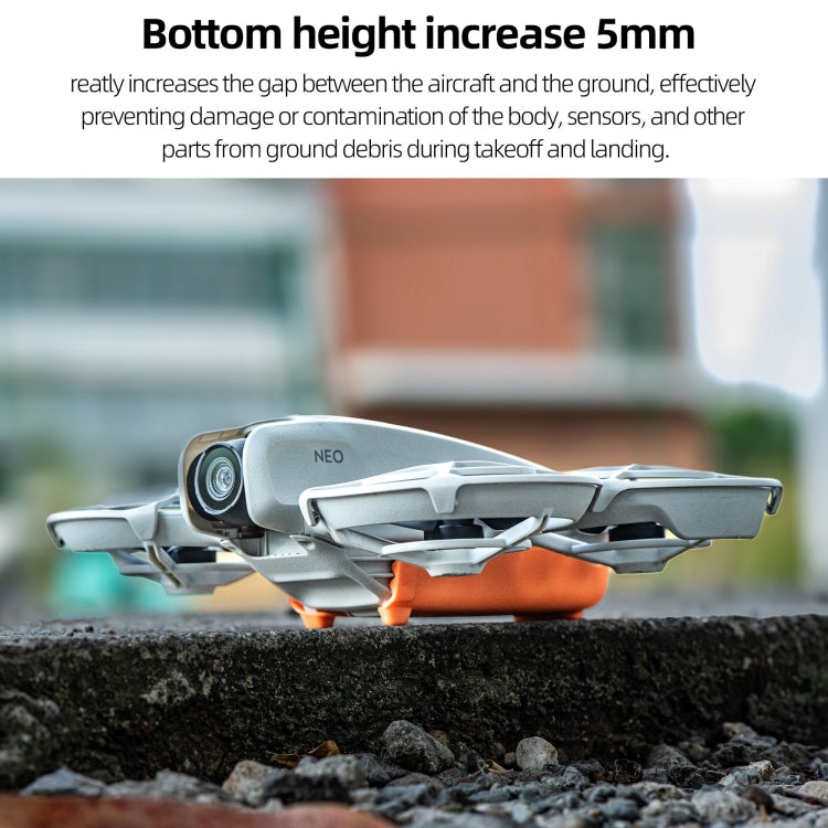 For DJI Neo STARTR Drone Battery Cover Landing Gear Holder (Orange) - free shipping - PMC Jewellery - Order now!
