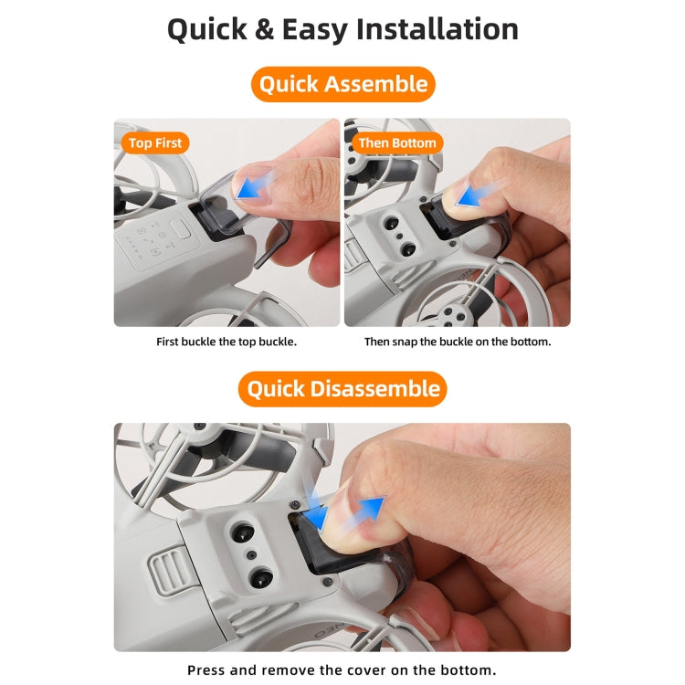 For DJI Neo Sunnylife Integrated Gimbal Protector Camera Lens Cover (Clear Grey) - free shipping - PMC TechLife - Order now!