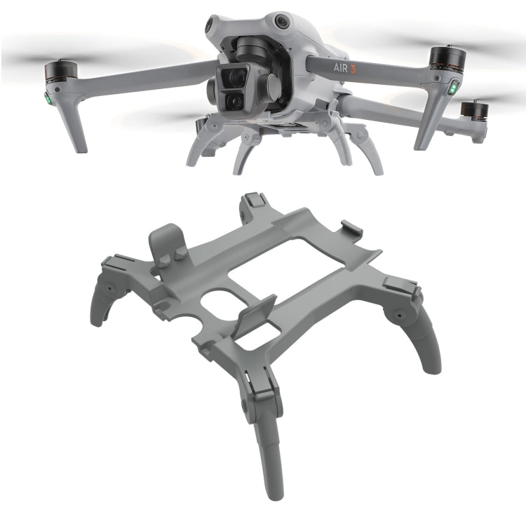 For DJI Air 3S / 3 Sunnylife Landing Gear Extensions Heightened Spider Gears Support Leg (Grey)