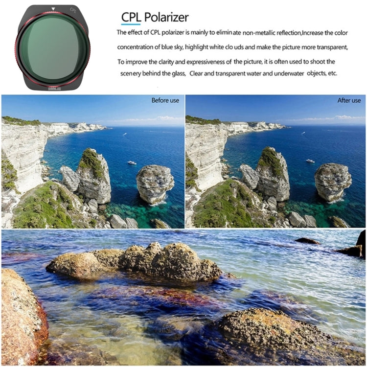 For DJI Air 3S STARTRC CPL Lens Filter - free shipping - PMC Jewellery - Order now!