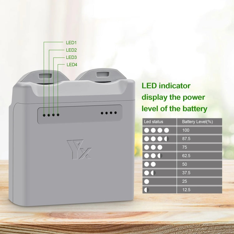 For DJI Neo XY 2-Channel Battery Charger Battery Charge Manager (Grey)