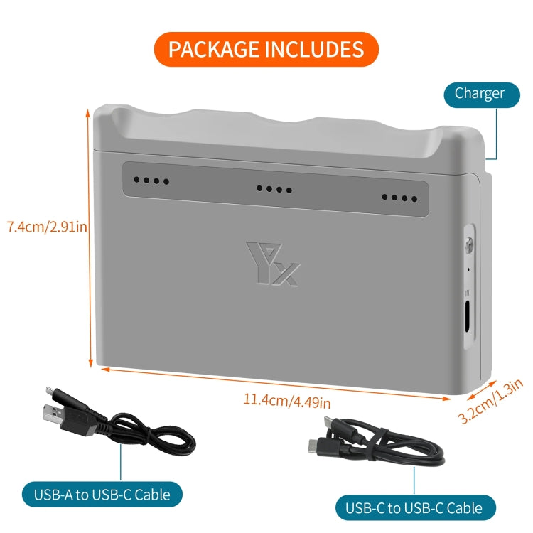 For DJI Neo XY 3-Channel Battery Charger Battery Charge Manager (Grey)