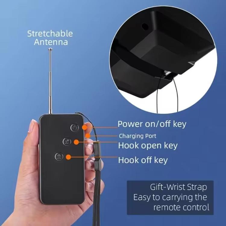 BRDRC Air-Dropping System Drone Thrower Parabolic For DJI Mini 4 Pro / 3 Pro / Air 3 / Mavic 3 / 3 Pro (Black)