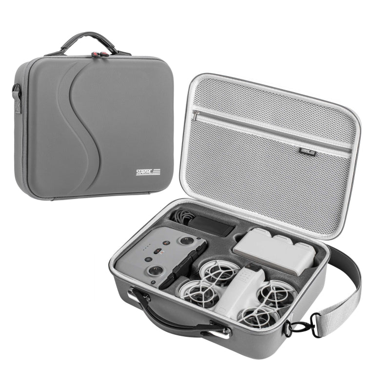 For DJI Neo STARTRC Shoulder PU Storage Bag Handbag (Grey) - free shipping - PMC Jewellery - Order now!