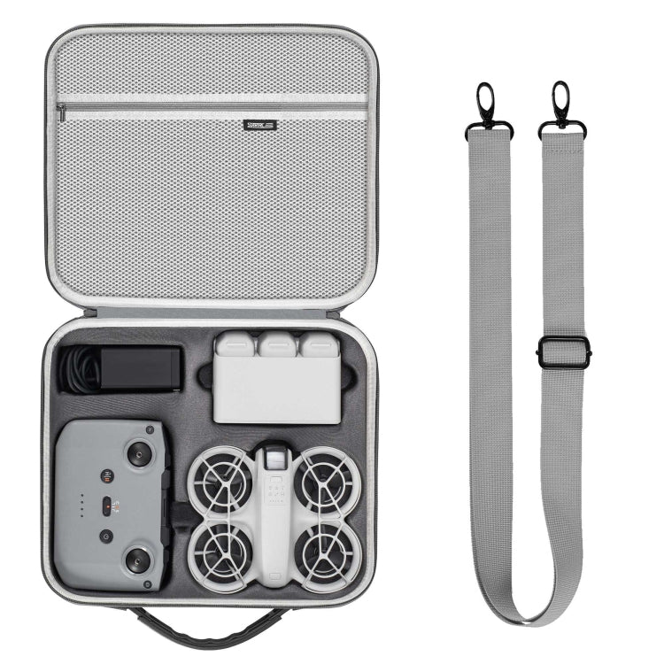 For DJI Neo STARTRC Shoulder PU Storage Bag Handbag (Grey) - free shipping - PMC Jewellery - Order now!