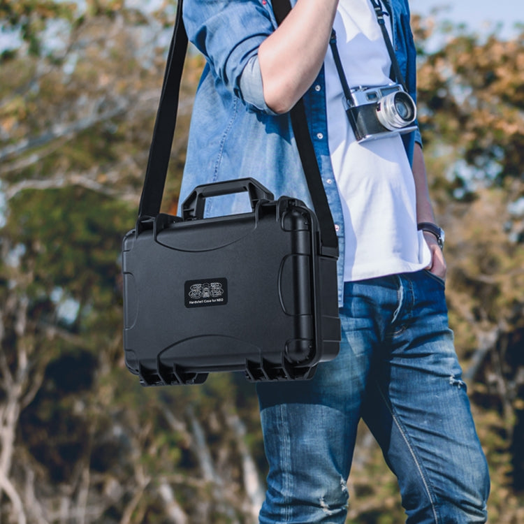 For DJI Neo STARTRC Waterproof PP Suitcase Shoulder Storage Box (Black) - free shipping - PMC Jewellery - Order now!