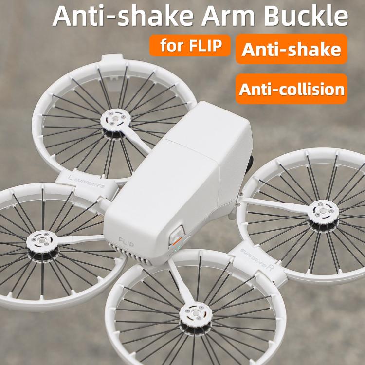 For DJI Flip Sunnylife Anti-shake Arm Buckle Fixing Integrated Buckle Quick Release Anti-Collision Buckle (Grey)