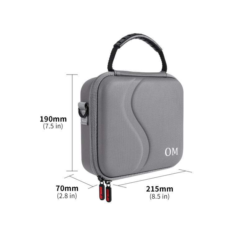 For DJI Osmo Mobile 7 / 7P STARTRC Portable Shockproof Waterproof PU Case Bag (Grey) - free shipping - PMC Jewellery - Order now!