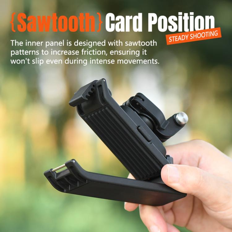 STARTRC Magnetic Backpack Clip Mount for DJI Osmo 360 / GoPro Action Cameras (Black)