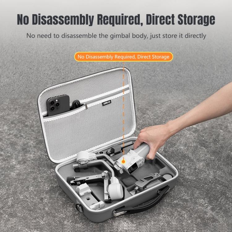 For DJI RS 4 Mini STARTRC Storage Case Box Suitcase (Dark Gray) - free shipping - PMC Jewellery - Order now!