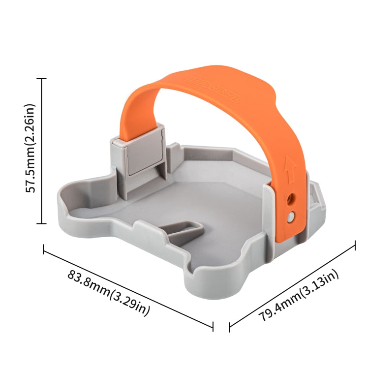 STARTRC Propellers Holder Guard Prop Blade Stabilizer for DJI Mini 4K / Mini 2 SE / Mini (Gray-orange) - Mount & Holder by STARTRC | Online Shopping South Africa | PMC TechLife | Buy Now Pay Later Mobicred