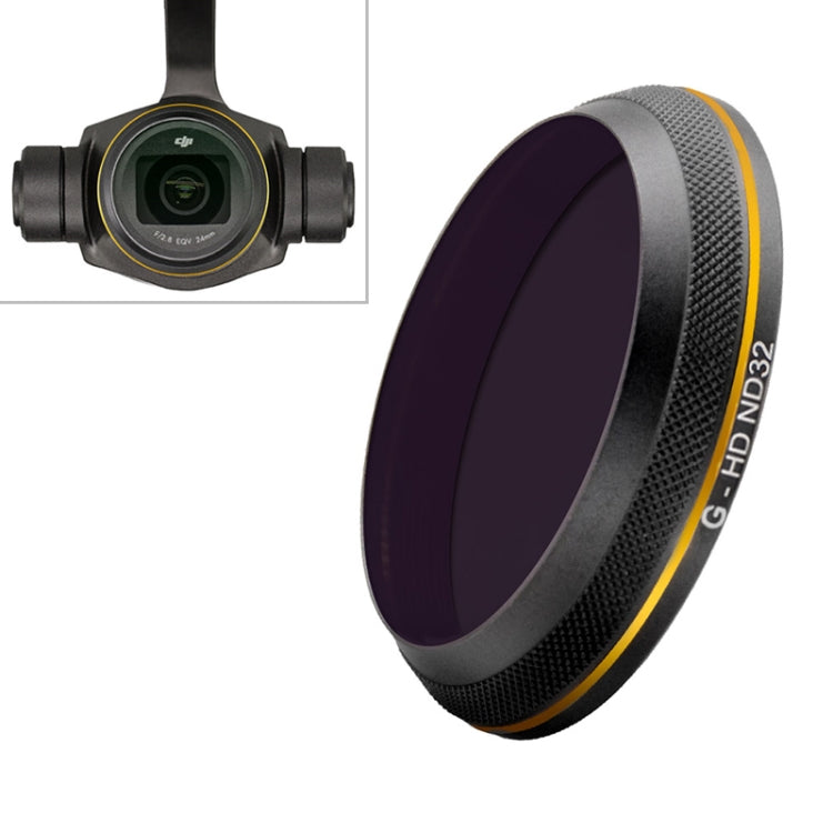 PGYTECH X4S-HD ND32 Gold-edge Lens Filter for DJI Inspire 2 / X4S Gimbal Camera Drone Accessories - free shipping - PMC Jewellery - Order now!