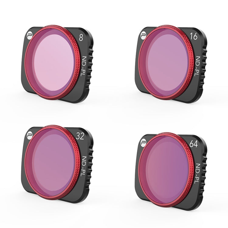 4 PCS PGYTECH P-16A-035 NDPL8 / 16 / 32 / 64 Lens Filter for DJI Mavic Air 2 Drone Accessories - free shipping - PMC Jewellery - Order now!