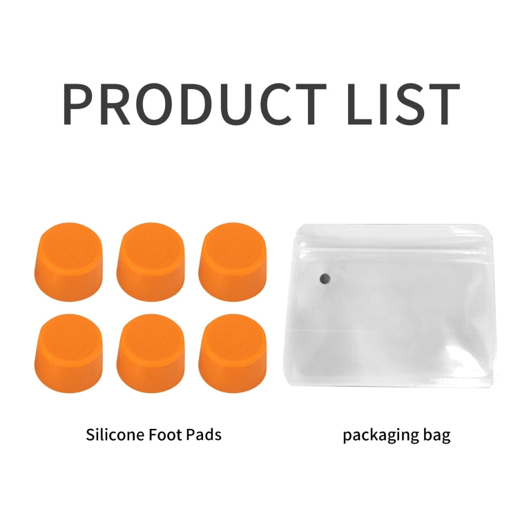 For DJI Avata 2 STARTRC Silicone Feet Pad (Orange) - by STARTRC | Online Shopping South Africa | PMC Jewellery | Buy Now Pay Later Mobicred