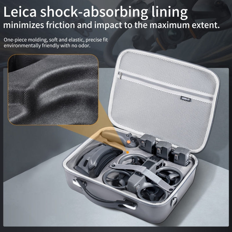 For DJI Avata 2 STARTRC WP2 Drone Handbag Messenger Storage Bag (Light Grey) - free shipping - PMC Jewellery - Order now!