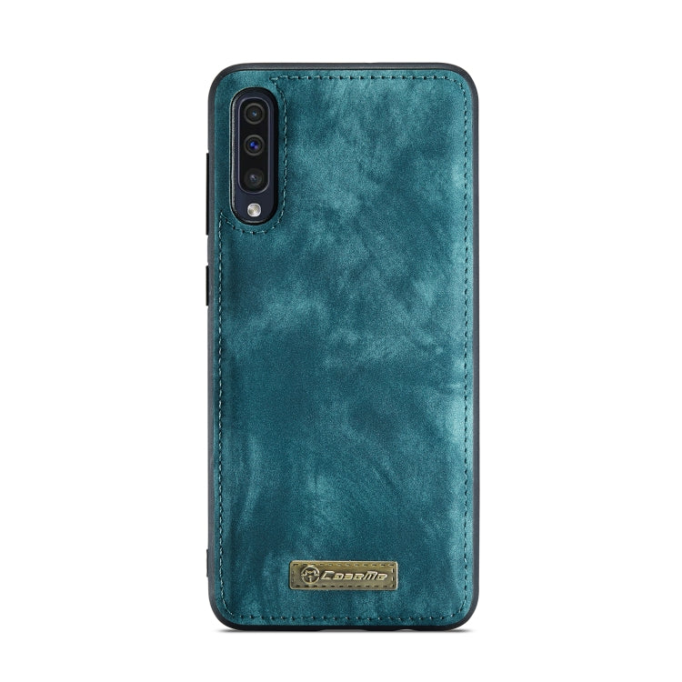 CaseMe-008 For Samaung Galaxy A30S/A50S/A50 Detachable Multifunctional Flip Leather Case (Blue)