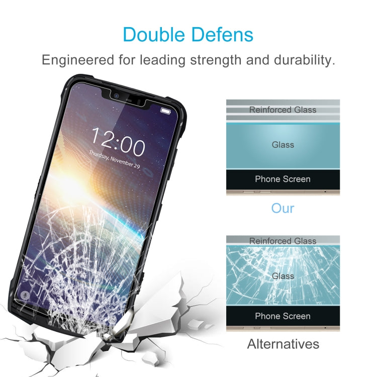 For Doogee S90 Pro 50 PCS 0.26mm 9H 2.5D Tempered Glass Film
