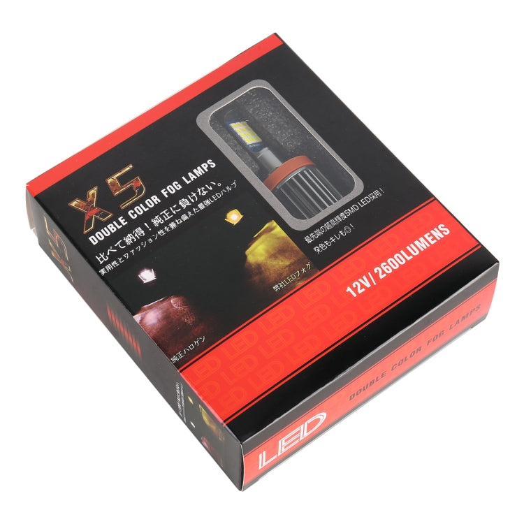 H11 2 PCS DC12-24V / 10.5W Car Fog Lights with 24LEDs SMD-3030 & Constant Current, Box Packaging(Ice Blue Light) - Fog / Driving Lights by PMC TechLife | Online Shopping South Africa | PMC TechLife | Buy Now Pay Later Mobicred