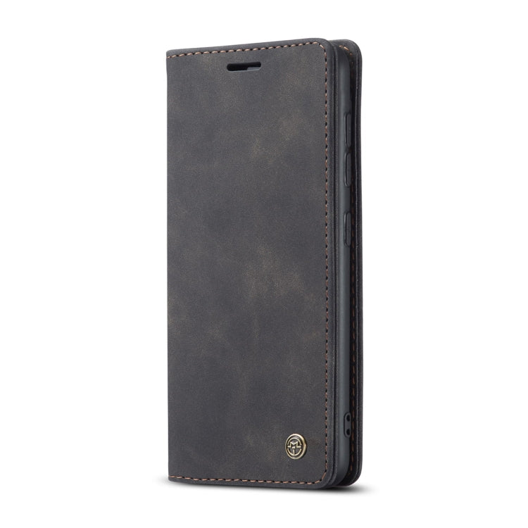 For Samsung Galaxy A42 5G CaseMe-013 Multifunctional Retro Frosted Horizontal Flip Leather Case with Card Slot & Holder & Wallet(Black)