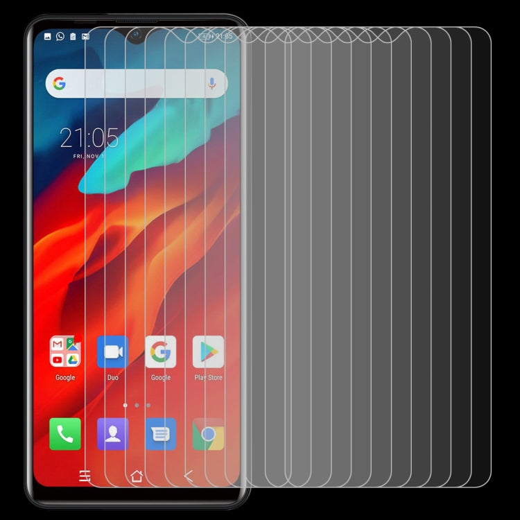 For Blackview A80 Plus 10 PCS 0.26mm 9H 2.5D Tempered Glass Film - Others by PMC TechLife | Online Shopping South Africa | PMC TechLife