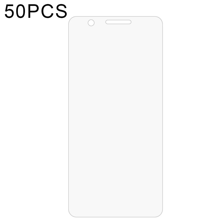 For Blackview BV5100 50 PCS 0.26mm 9H 2.5D Tempered Glass Film
