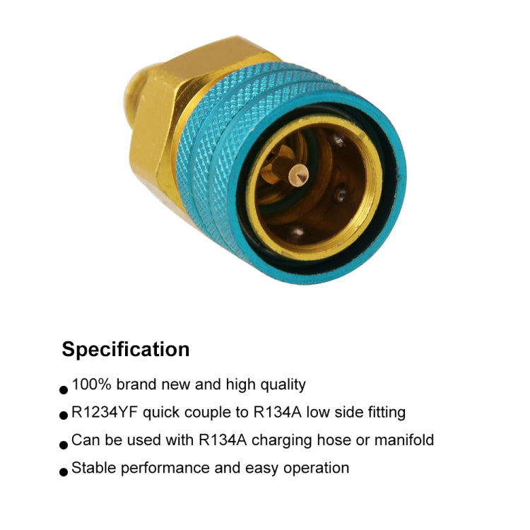 Car Sir Conditioner AC Charging Quick Connector Adapter - Terminal connectors by PMC TechLife | Online Shopping South Africa | PMC TechLife | Buy Now Pay Later Mobicred