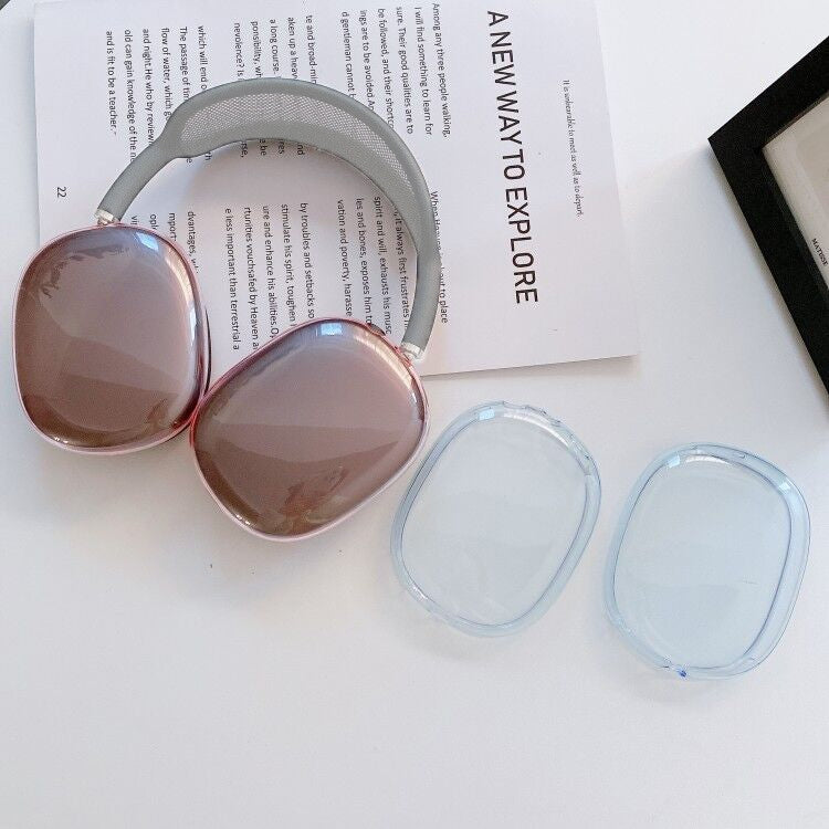 Headset Transparent Protective Case for AirPods Max(Black)