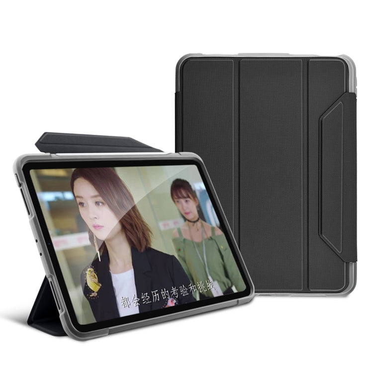 Mutural Yagao Series PC Horizontal Flip Leather Case with Holder & Pen Slot For iPad Air 2022 / 2020 10.9(Blue) - free shipping - PMC Jewellery - Order now!