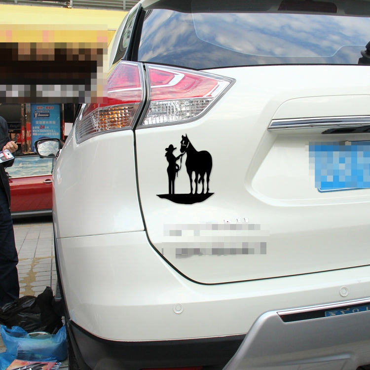 5 PCS Car Waterproof Horse Pattern Sticker(Black) - Decorative Sticker by PMC TechLife | Online Shopping South Africa | PMC TechLife | Buy Now Pay Later Mobicred