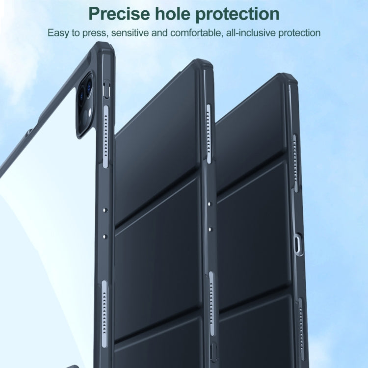 For iPad Pro 12.9 2022 / 2021 / 2020 Mutural Pinyue Series PC + TPU Horizontal Flip Leather Tablet Case with Holder & Pen Slot & Sleep / Wake-up Function (Purple)