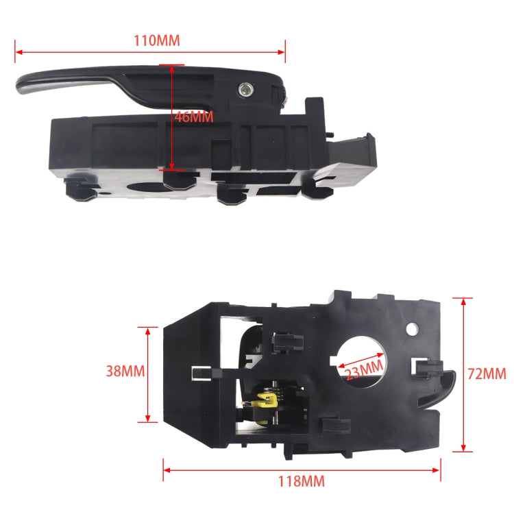 A5321-02 Car Right Side Inside Door Handle 82620-2D000 for Hyundai Elantra 2001-2006 - Door Handles by PMC TechLife | Online Shopping South Africa | PMC TechLife