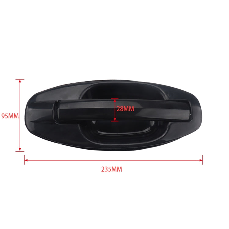A5406-04 Car Rear Right Outside Door Handle 8366026000 for Hyundai Santa Fe 2001-2006 - Door Handles by PMC TechLife | Online Shopping South Africa | PMC TechLife | Buy Now Pay Later Mobicred