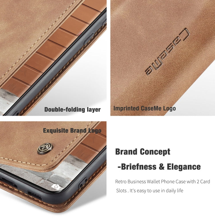 For Xiaomi Mi 11 CaseMe 013 Multifunctional Horizontal Flip Leather Case with Holder & Card Slot & Wallet(Brown)