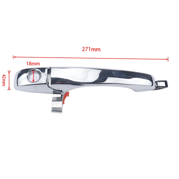 2 PCS A5858 Car Front Outside Door Handle 4589009AH+5065800AH for Chrysler 300 2005-2010 - Door Handles by PMC TechLife | Online Shopping South Africa | PMC TechLife | Buy Now Pay Later Mobicred