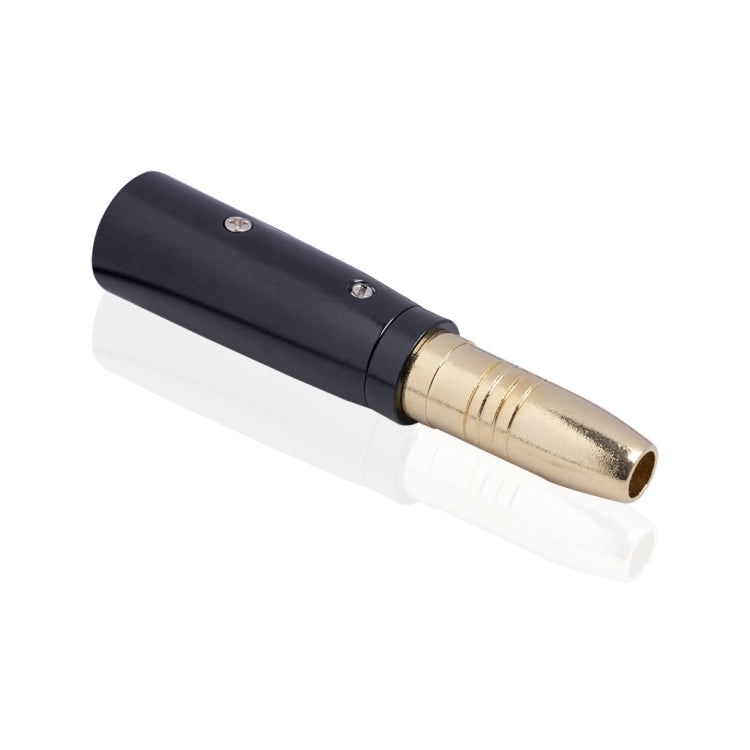 2 PCS LZ1164G Gilded 6.35mm Female to XRL Male Audio Adapter Microphone Stereo Speaker Connector - Microphone Audio Cable & Connector by PMC TechLife | Online Shopping South Africa | PMC TechLife | Buy Now Pay Later Mobicred