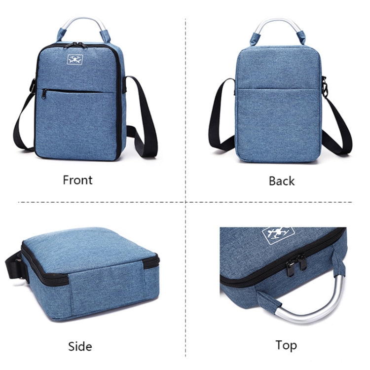 Shockproof Water-resistant Single Shoulder Storage Travel Carrying Cover Case Box for DJI Air 2S(Blue+Black Liner)