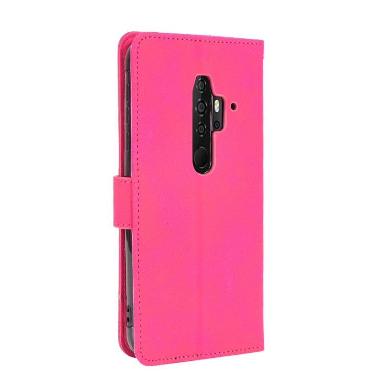 For Blackview BV6300 Pro Solid Color Skin Feel Magnetic Buckle Horizontal Flip Calf Texture PU Leather Case with Holder & Card Slots & Wallet(Rose Red)